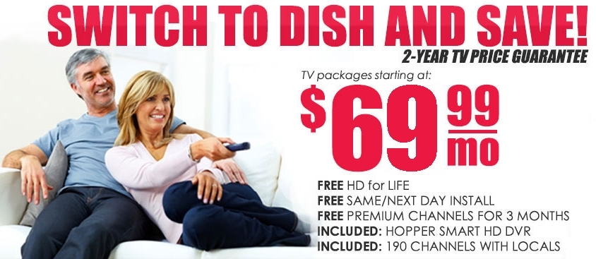 Dish TV Promotional Offer $69.99 2-year price guarantee